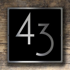 HOUSE NUMBERS MODERN, Outdoor House Sign, Custom House Numbers, House Numbers, Modern House Numbers, House Number Sign, house number Plaque image 2