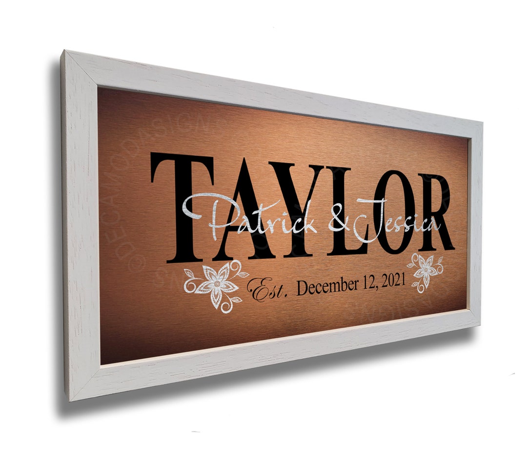 Personalized SURNAME WEDDING SIGN, Custom Wedding Sign, Wedding Signs ...