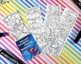Marcadores de colorir cottagecore para adultos, marcador de sapo frogcore para crianças, meias para adolescentes, presentes de livros para amantes de livros