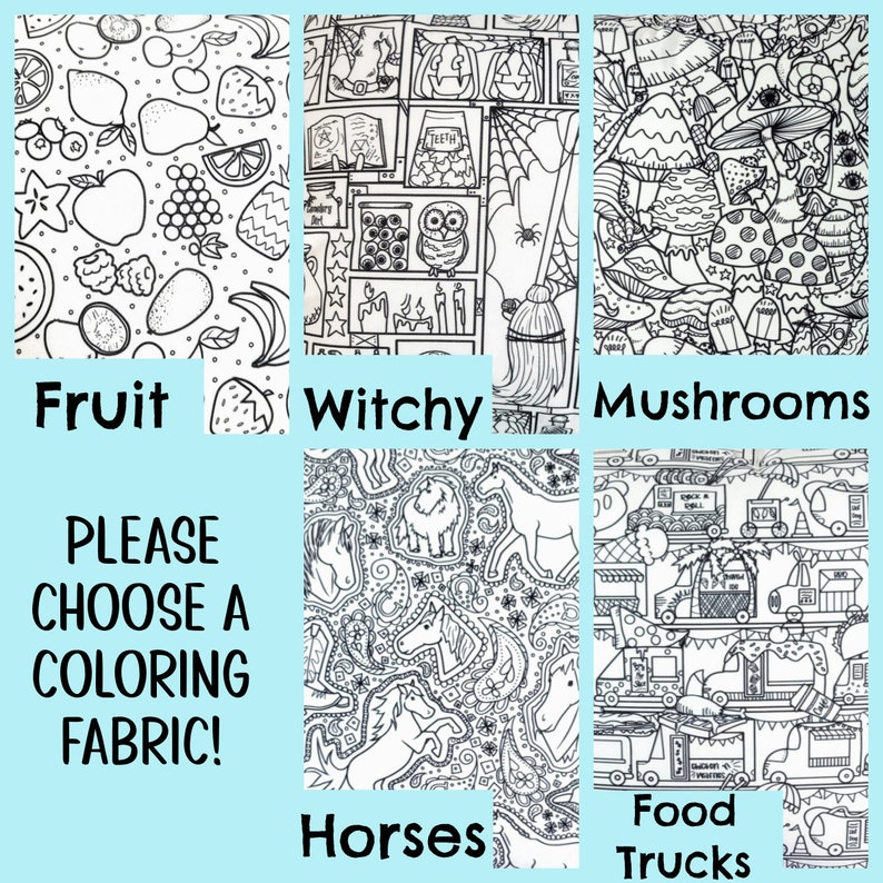 Coloring Placemats, Placemats for Kids, Kids Placemats, Quiet Time Activity, Birthday Gift for Girls, Birthday Party Activity for Boys image 2