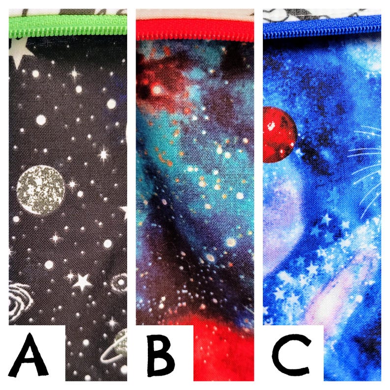 galaxy coloring space pencil case for boys, birthday gifts for kids, Creative gifts for girls, star makeup bag for teens, astronomy image 4