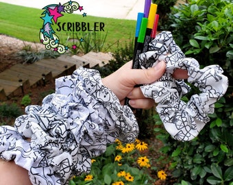 Süße Scrunchies Färber für Kinder, Mystery Scrunchie Box, Osterkorb Füller für Teenager Mädchen, trendiger Haarschmuck für Mädchen, Tween