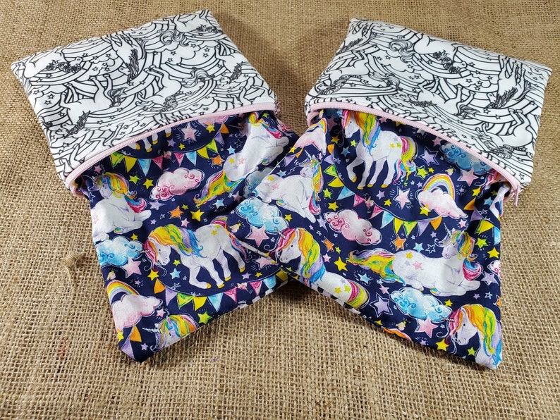 Unicorn Gift for Girls Unicorn Birthday Gift for Teen Coloring Zipper Pouch Stocking Stuffers for Girl Unicorn Coloring Pencil Case Kids