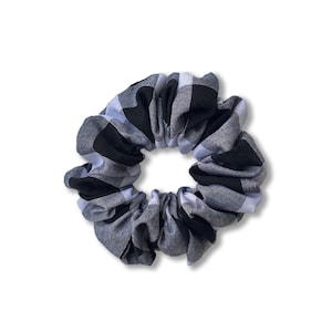 The Amelia - Zero-Waste Gingham Scrunchie