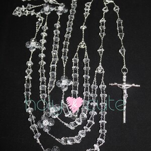 Silver Wedding lasso, Lazo for wedding, Crystal Wedding Lasso, Cut Crystal Lazo, Bridal lazo,  Lasso silver, Glass lasso wedding
