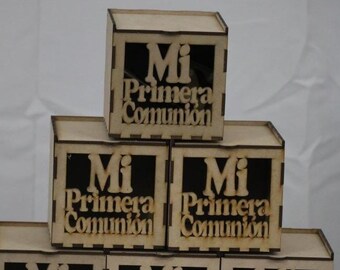 Caja de primera comunion, Decoracion de centro de mesa, Decoracion de primera comunion, Centro de mesa para primera comunion, Centro de mesa