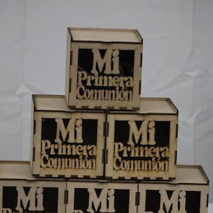 First holy communion box for centerpiece, Centerpiece for First Communion party, First communion box, First communion decorations