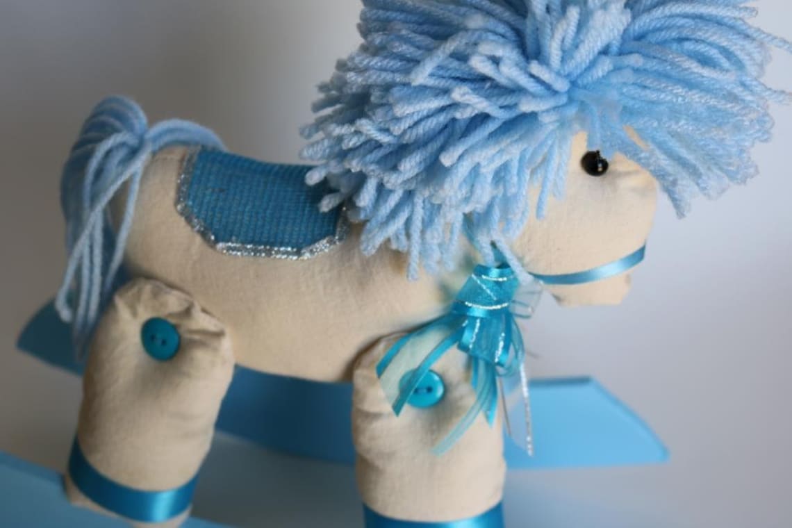 Baby Shower centerpiece rocking horse centerpiece for baptism Etsy