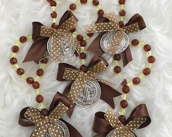 Erste Heilige Kommunion Gastgeschenke, Gastgeschenke Taufe, Konfirmation begünstigt, Segen Tür, St. Benedikt Segen, St. Benedikt Medaille