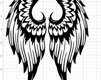 Download Angel wings svg | Etsy