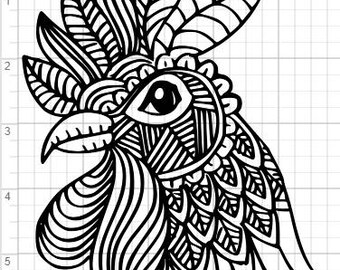 Download Mandala Style Woman Lady SVG PDF EPS Dxf & Studio 3 Cut Files | Etsy