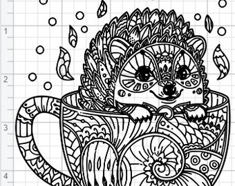 Download Hedgehog Mandala Svg Free For Crafters - Layered SVG Cut File