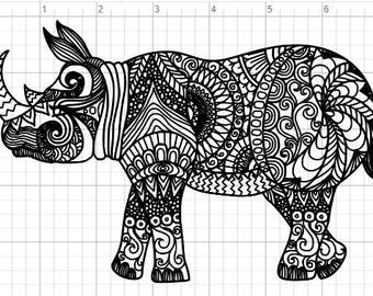 Download Mandala tiger | Etsy