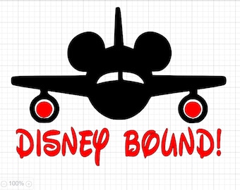 Mickey airplane svg | Etsy