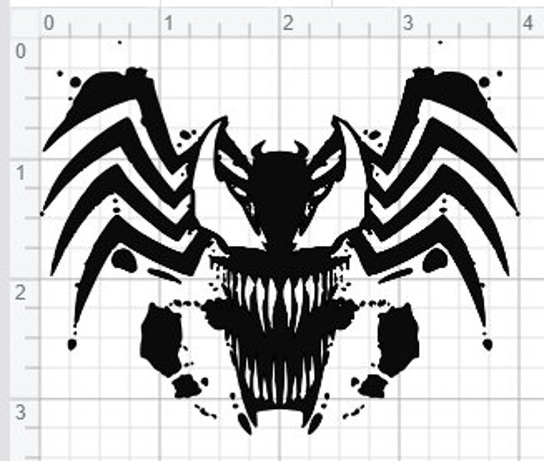 Download Venom Design SVG EPS DXF pdf Studio 3 Cut Files | Etsy