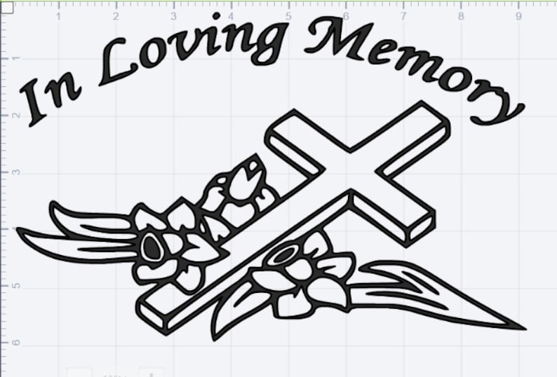 Download In Loving Memory SVG EPS DXF Studio 3 Cut Files | Etsy