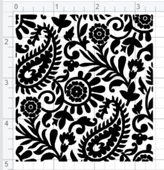 Download Paisley Pattern Design SVG PDF EPS Dxf & Studio 3 Cut ...