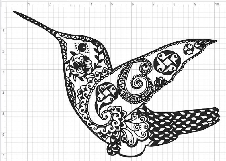 Download Hummingbird Mandala Design SVG EPS DXF Studio 3 Cut File ...