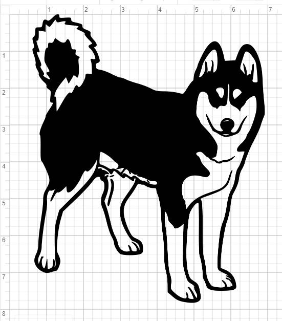 Download Husky Design SVG PDF EPS Dxf & Studio 3 Cut Files | Etsy