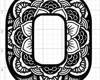 Download Mandala Alphabet Letter J Design SVG PDF Eps Dxf & Studio 3