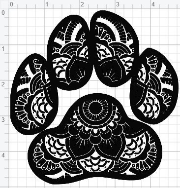 Free Free 253 Layered Mandala Paw Print SVG PNG EPS DXF File