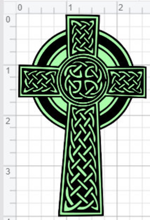Download Celtic Knot Cross Design SVG PDF EPS Dxf & Studio 3 Cut ...