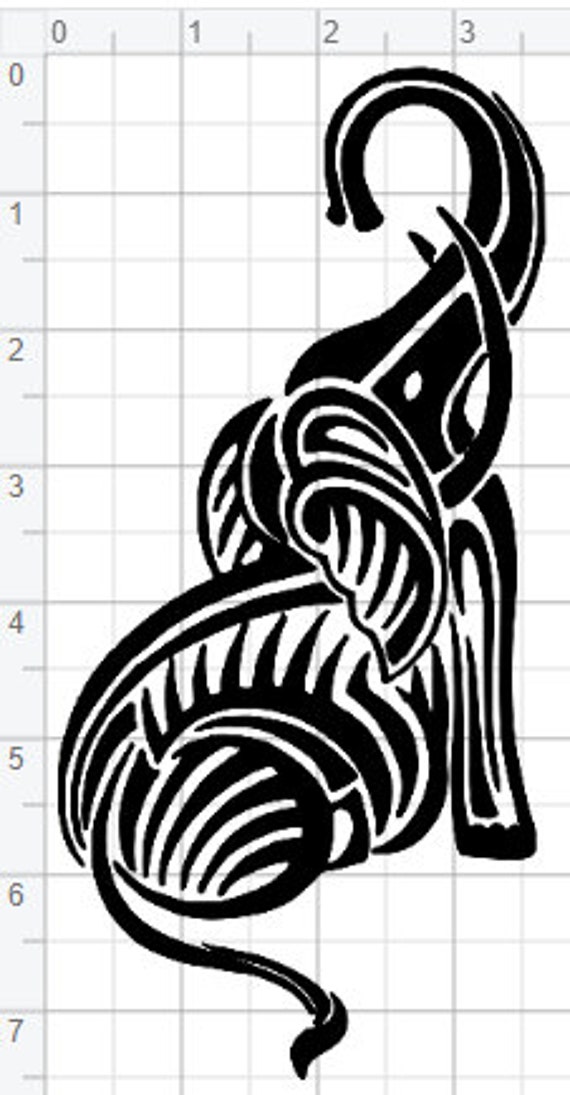 Download Tribal Elephant Design SVG PDF EPS Dxf & Studio 3 Cut ...