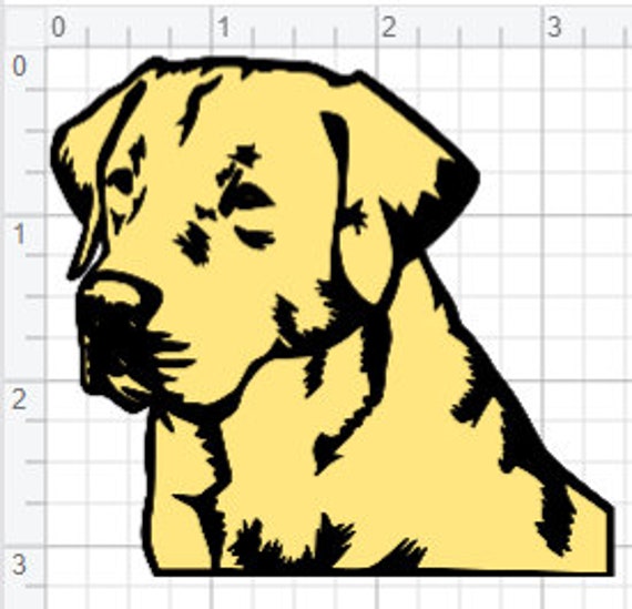 Labrador Retriever Design SVG EPS DXF pdf Studio 3 Cut File | Etsy