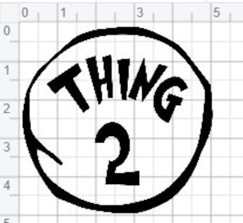 thing 1 2 3 4 svg eps dxf pdf studio 3 cut files etsy