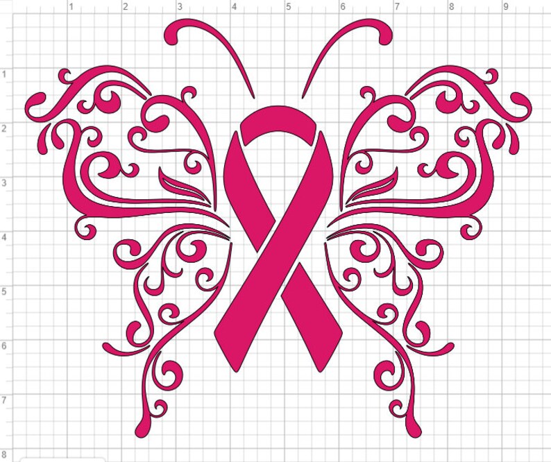 6 Breast Cancer Awareness Designs SVG EPS DXF Pdf Studio 3 Cut | Etsy