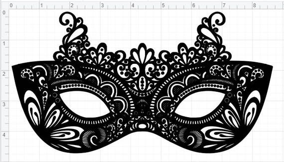 Download Masquerade Mask Design SVG PDF EPS Dxf & Studio 3 Cut ...