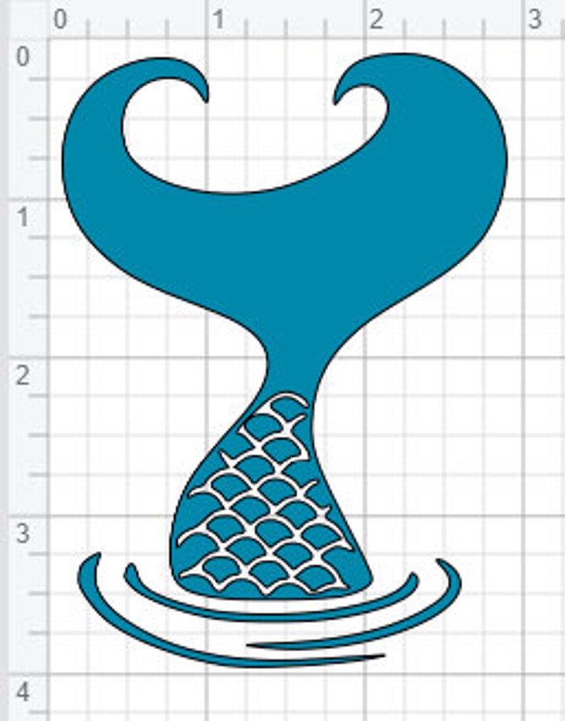 Download 2 Mermaid Tails Designs SVG EPS DXF pdf Studio 3 Cut File ...