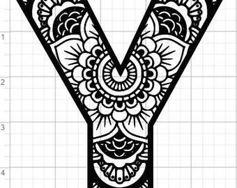 Download Zentangle alphabet | Etsy