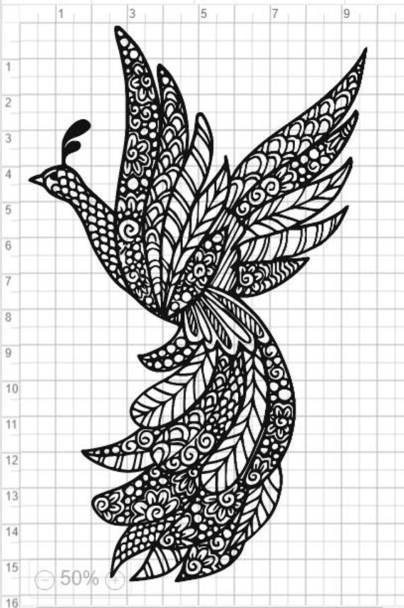 Download Mandala Style Peacock SVG PDF EPS Dxf & Studio 3 Cut Files ...