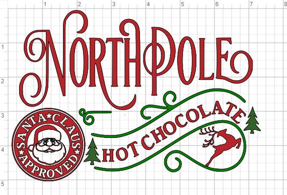 Download North Pole Hot Chocolate Design SVG EPS DXF Studio 3 | Etsy