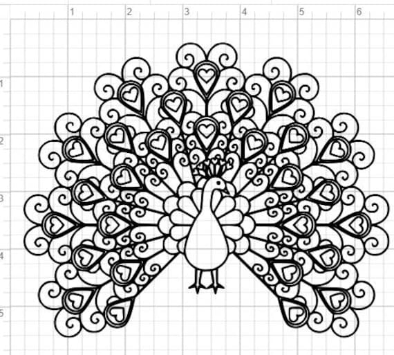 Download Mandala Style Peacock Design SVG PDF EPS Dxf & Studio 3 ...