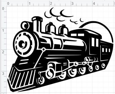 Download Vintage Steam Train Design SVG PDF EPS Dxf & Studio 3 Cut ...
