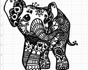 Download Mandala Style Anchor SVG PDF EPS Dxf & Studio 3 Cut Files