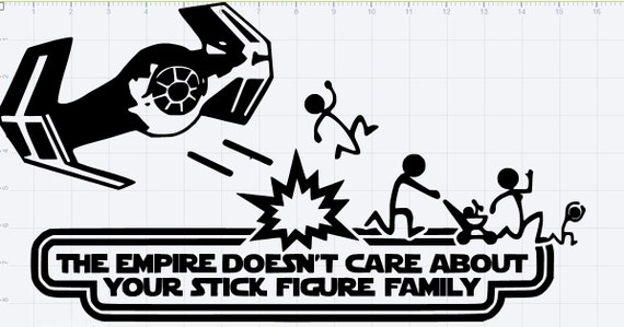 Download Empire Doesn't Care About Your Stick Figure Family SVG EPS | Etsy