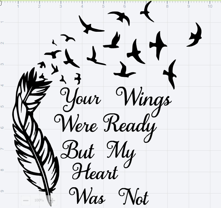 Download Your Wings Were Ready SVG EPS DXF Studio 3Cut File | Etsy