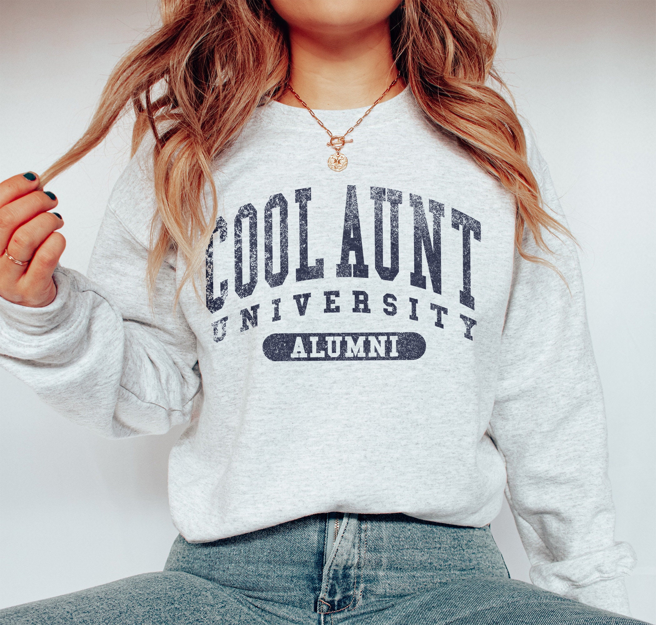 Cool Aunt Sweatshirt Cool Aunt University Alumni Gift for - Etsy