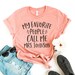 Custom Teacher Shirt, My Favorite People Call Me Mrs. Shirt, Teacher Shirts, Personalized Shirt, Gift For Teacher, Teaching Shirt