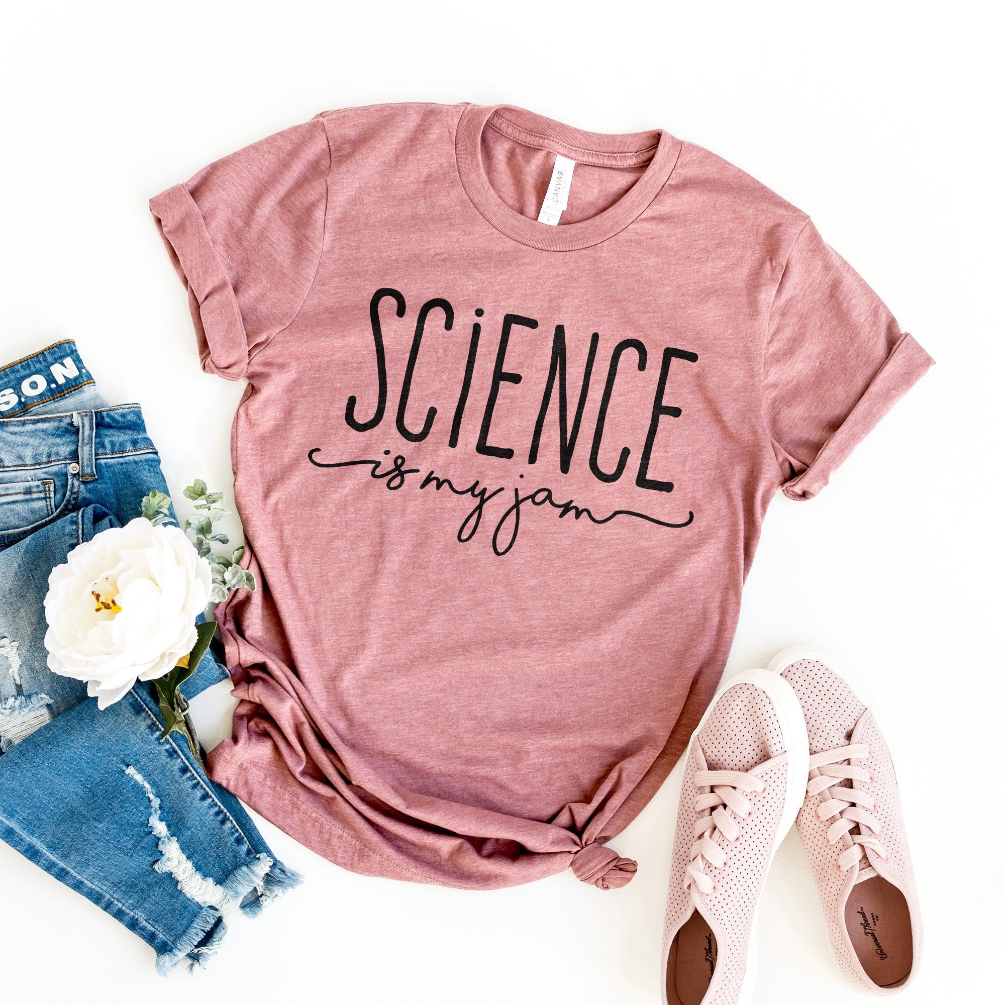 Science Teacher Shirt Science Is My Jam Chemistry Etsy