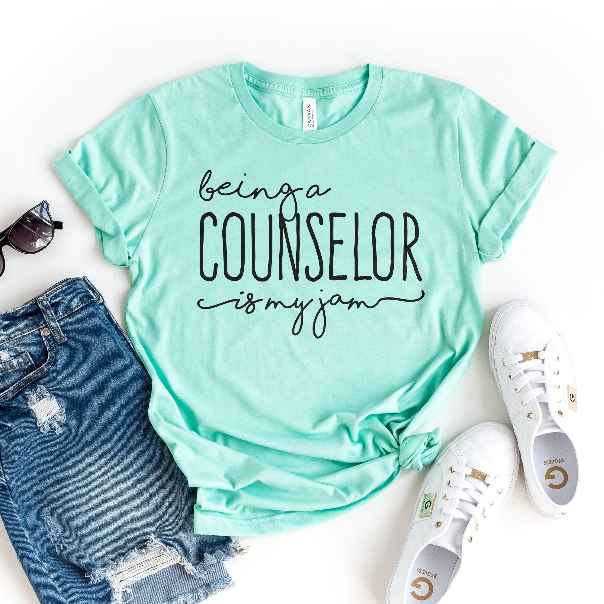 Counselor Shirt Being A Counselor is My Jam School | Etsy