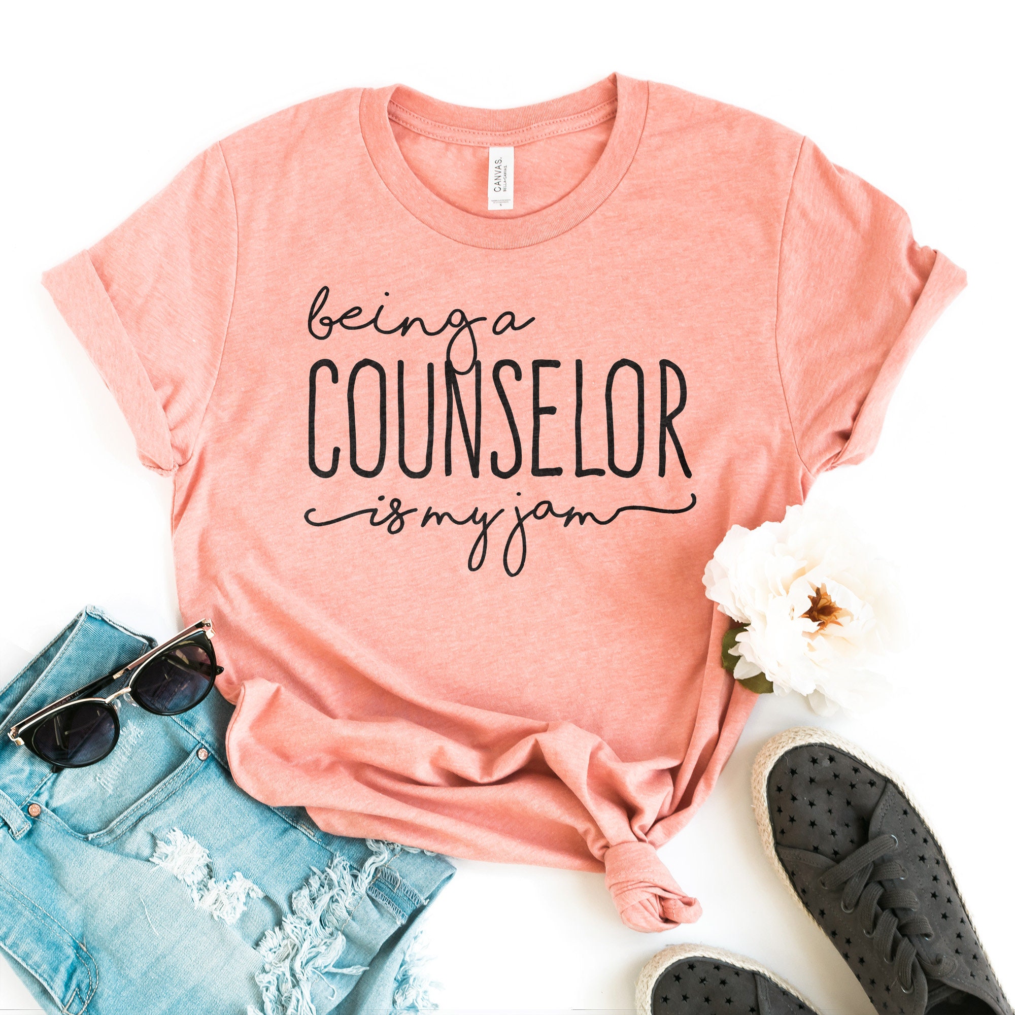 Counselor Shirt Being A Counselor Is My Jam School Etsy