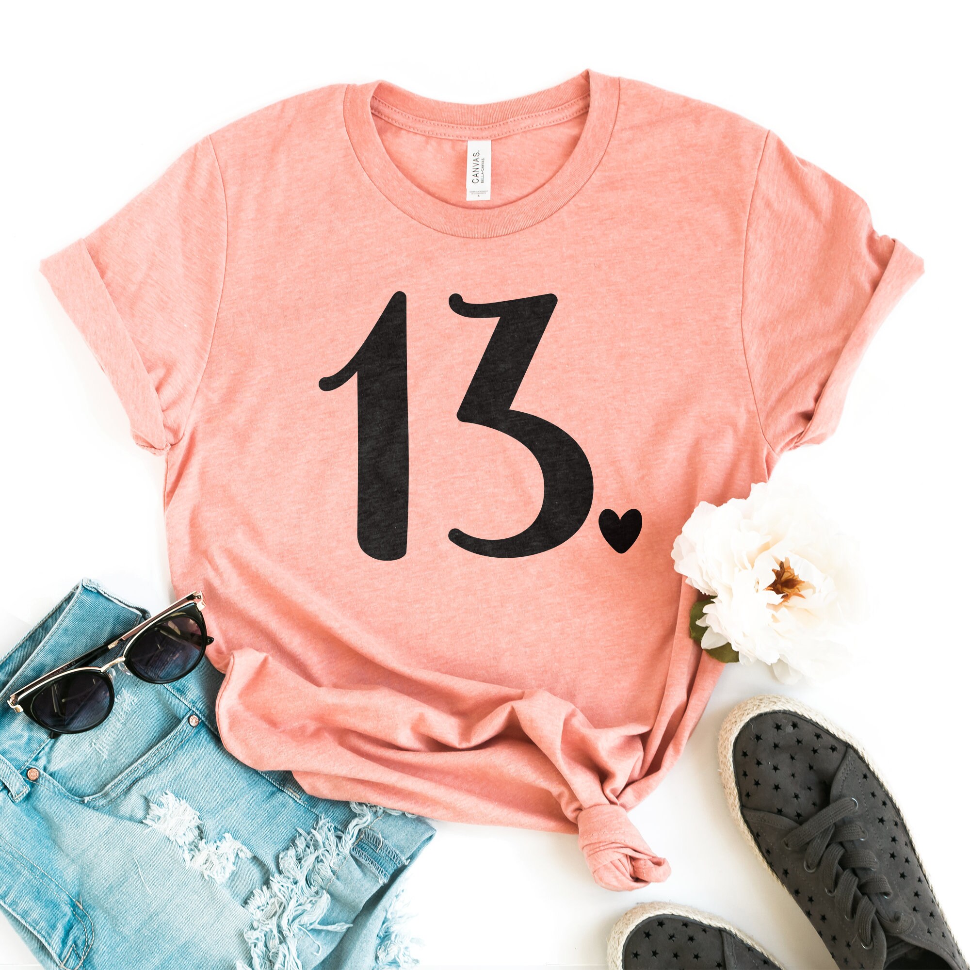 13th Birthday Shirt Sweet Thirteen 