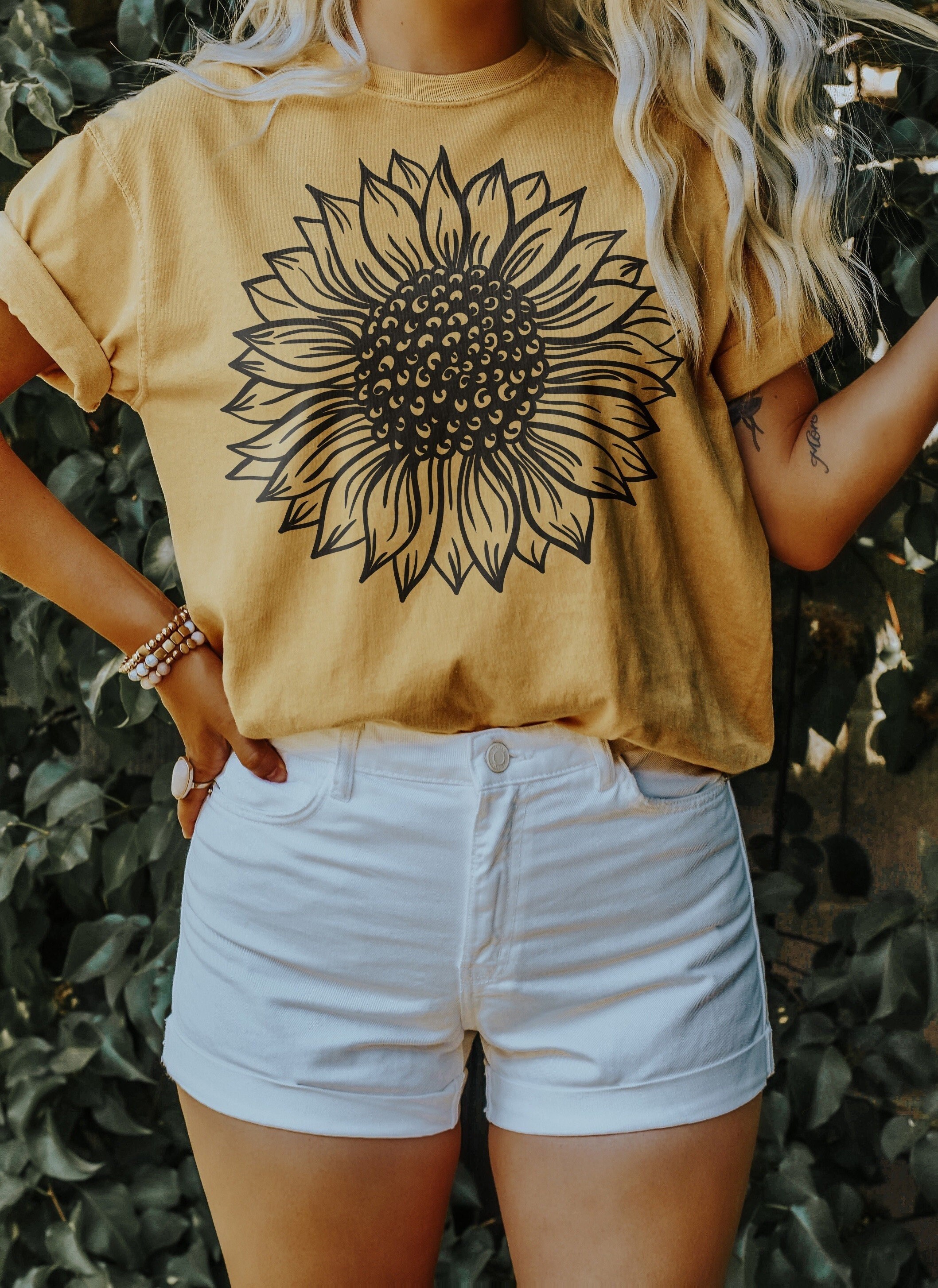 husmor Mechanics højttaler Sunflower Shirt Wildflower Shirts Cute Summer Shirt - Etsy