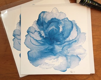 Watercolor Flower Notecard