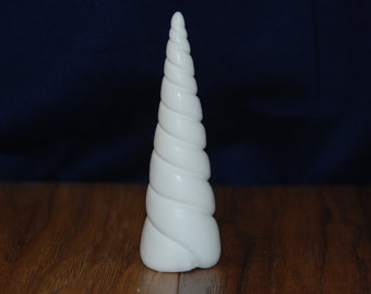 Unicorn Horn, Unicorn Cosplay Horn, Unicorn Costume Horn (raw cast/ unpainted)