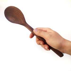 Large Wooden Cooking Spoon - Rustic Serving Wear - Gift For Cook